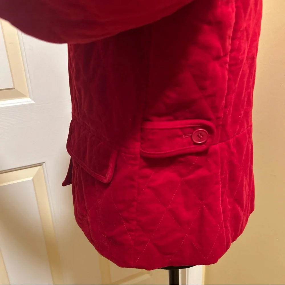 Talbots Red Teddy Jacket - Picture 6 of 8